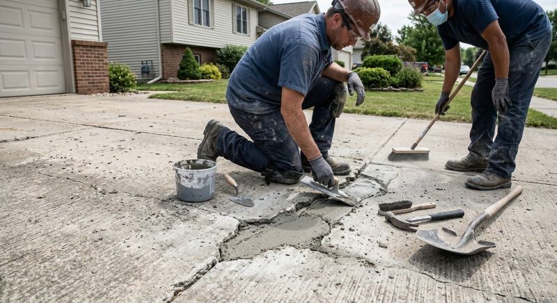 Pool Slab Repair in Des Moines, IA