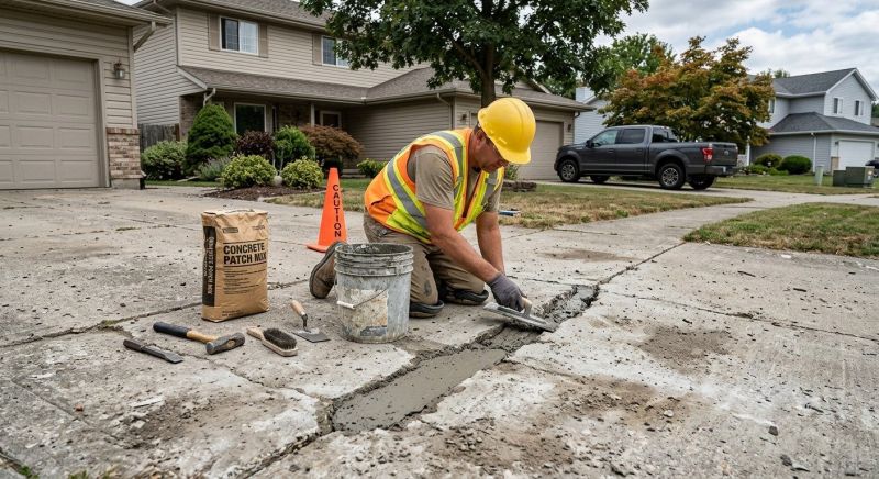 Cement Driveway Repair in Corpus Christi, TX