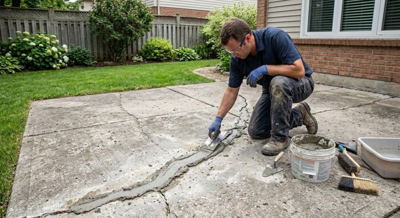 Concrete Patio Repair in Albany, NY