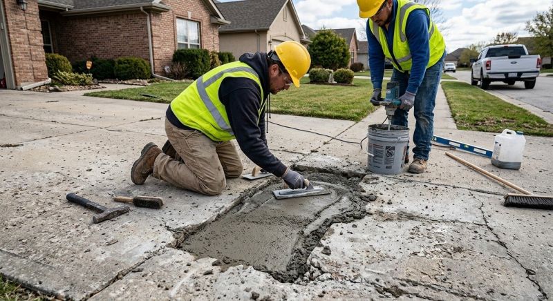 Exposed Aggregate Repair in Corpus Christi, TX